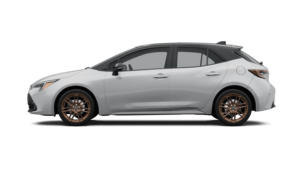 Toyota Corolla Hatchback - Side view Toyota Corolla Hatchback - Side view